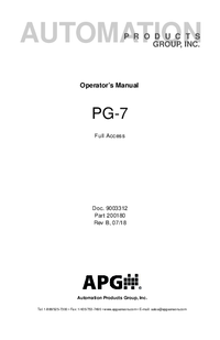Thumbnail of document Manual - PG7 Digital Pressure Gauge